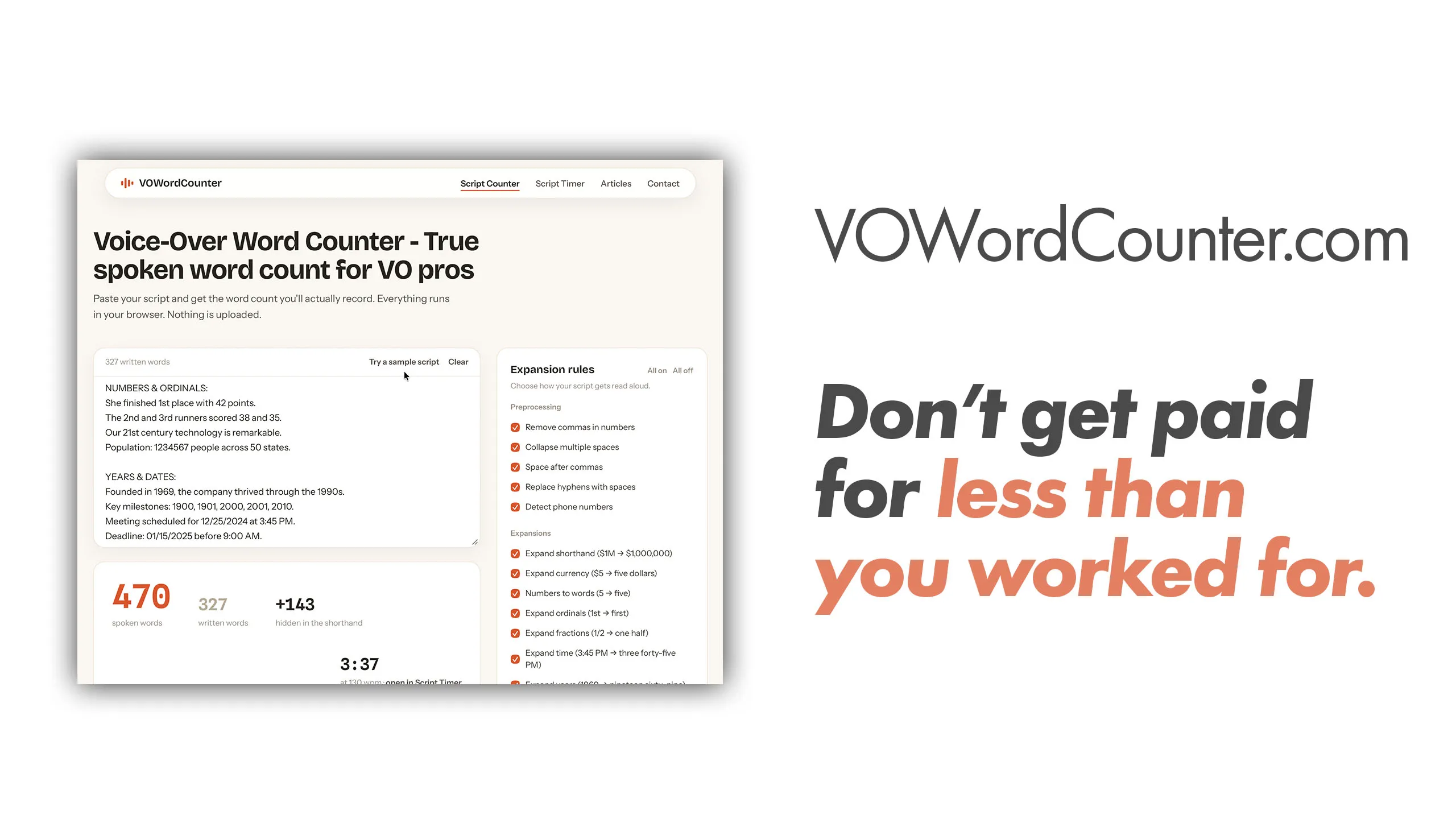 Your Script Word Count Is Wrong, and It Is Costing You Money